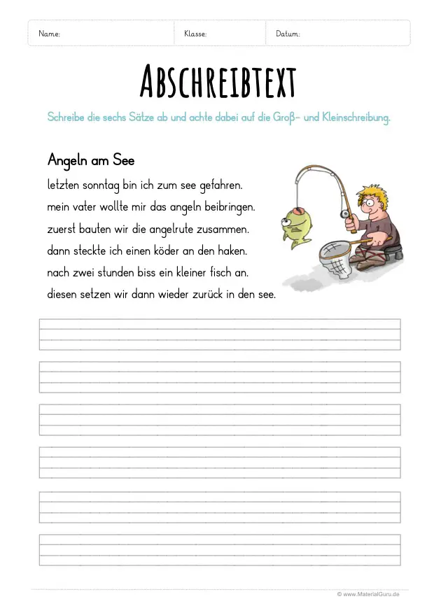 Linierte Blätter Klasse 1 Riesig - Linienpapier Ausdrucken