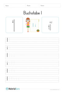 Buchstabe I - MaterialGuru