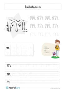  Buchstabe M - MaterialGuru Illustration 