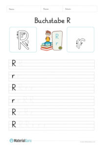 Buchstabe R - MaterialGuru