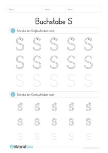 Buchstabe S - MaterialGuru