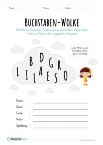 Buchstabensalat - MaterialGuru