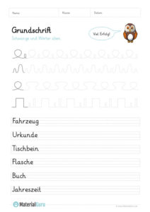 Grundschrift - MaterialGuru
