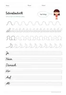 Schreibschrift Materialguru
