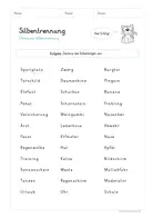 Silbentrennung Materialguru