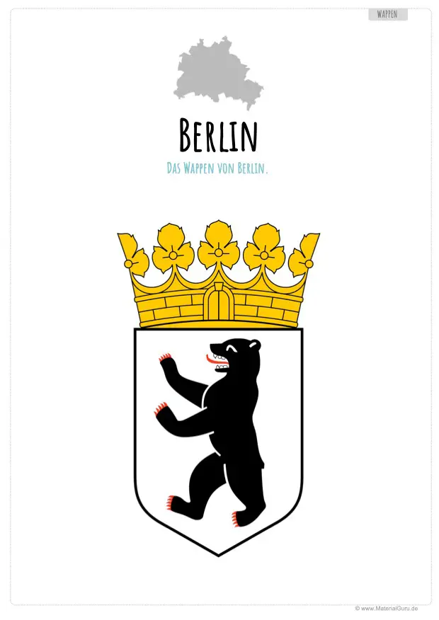 Arbeitsblatt: Wappen von Berlin