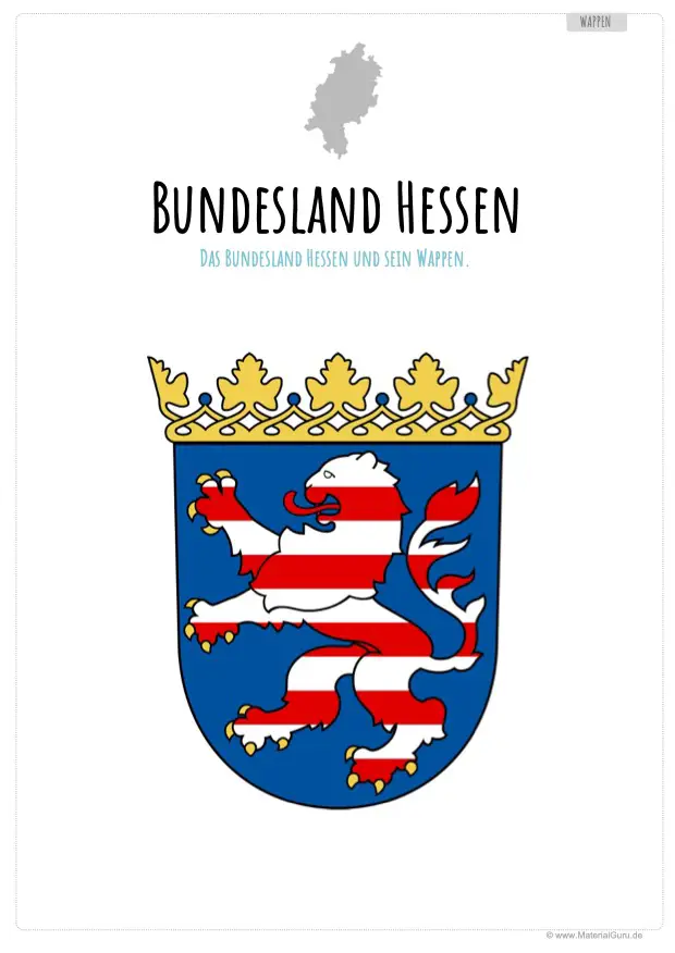 Arbeitsblatt: Wappen Hessen