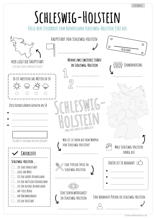 Steckbrief Schleswig-Holstein