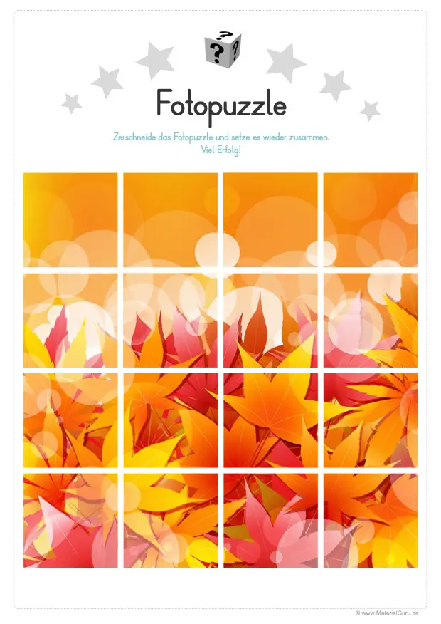 Fotopuzzle Herbst