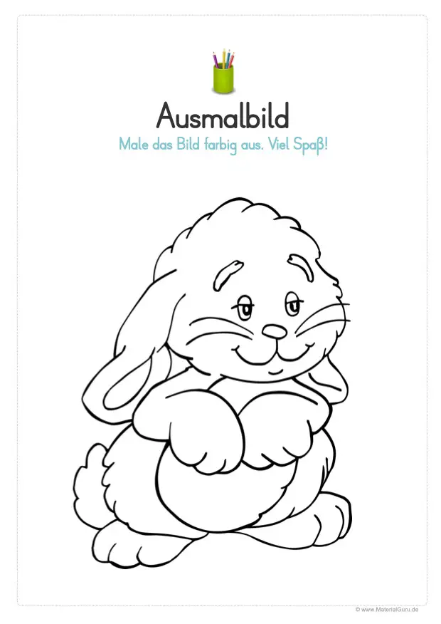 Ausmalbild: Ostern 03