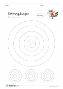 Schwungübungen - MaterialGuru