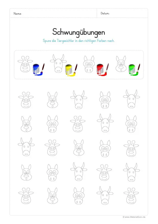 Schwungübungen MaterialGuru