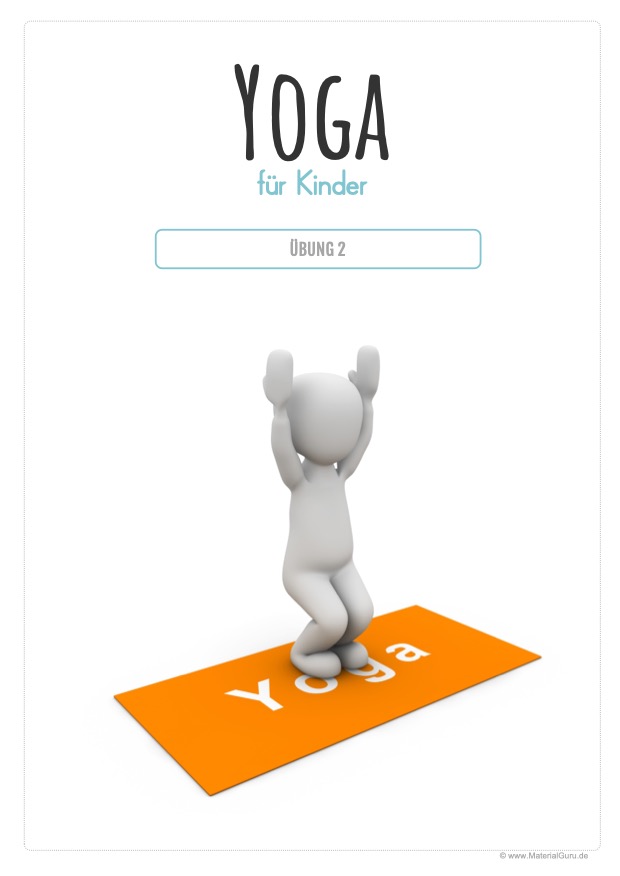 Arbeitsblatt: Poster - Yoga-Übung für Kinder 02