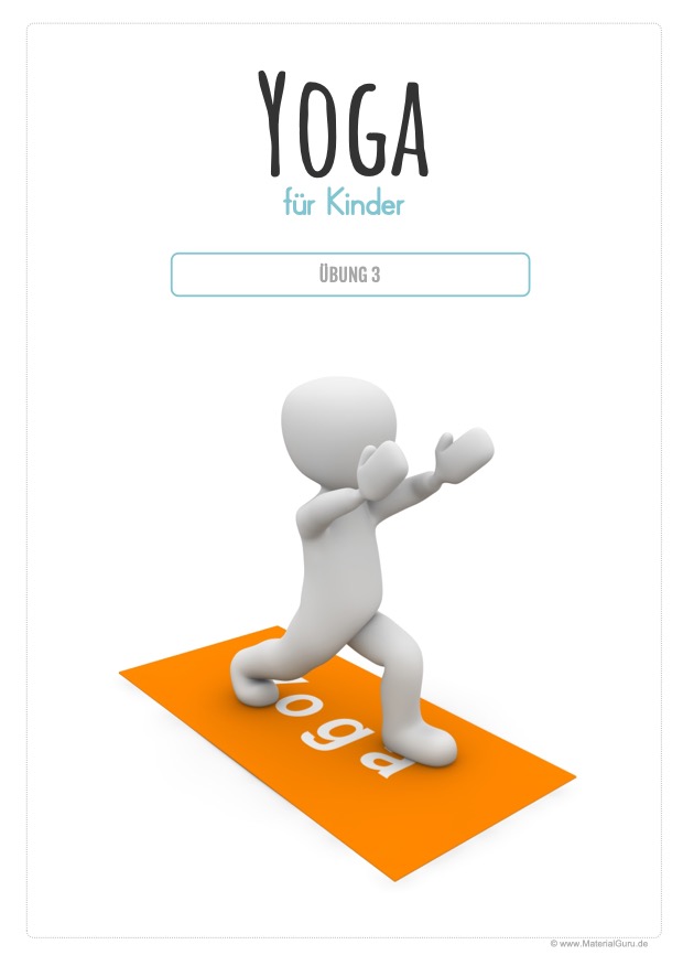 Arbeitsblatt: Poster - Yoga-Übung für Kinder 03