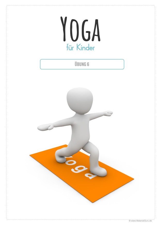Arbeitsblatt: Poster - Yoga-Übung für Kinder 06