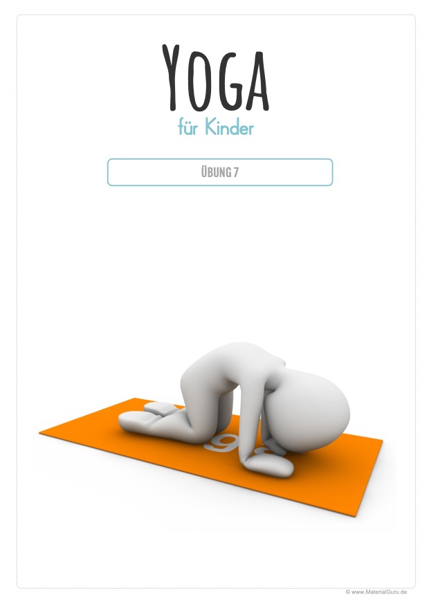 Arbeitsblatt: Poster - Yoga-Übung für Kinder 07