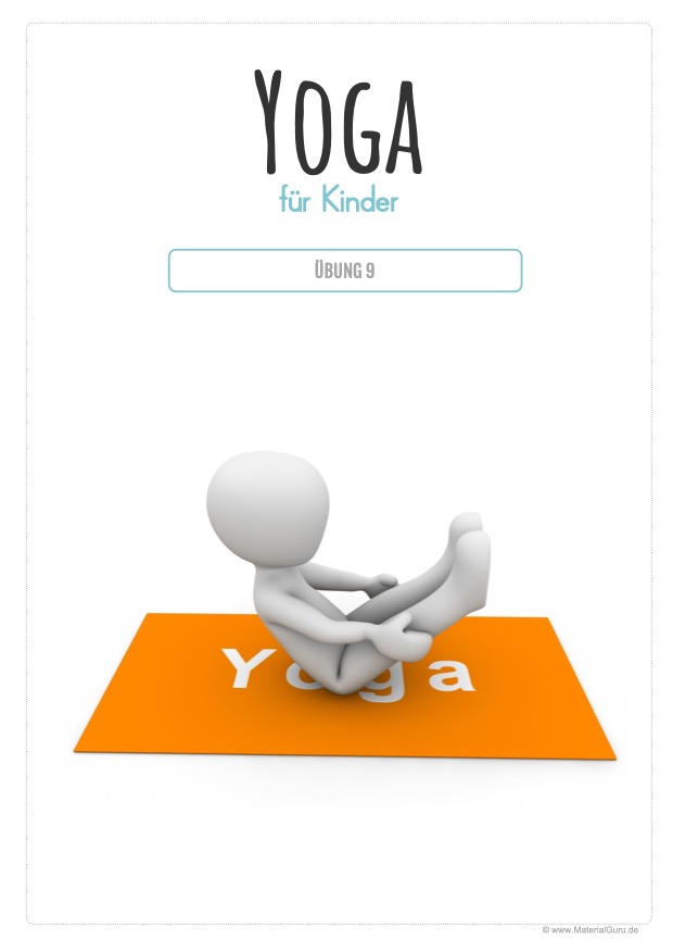 Arbeitsblatt: Poster - Yoga-Übung für Kinder 09