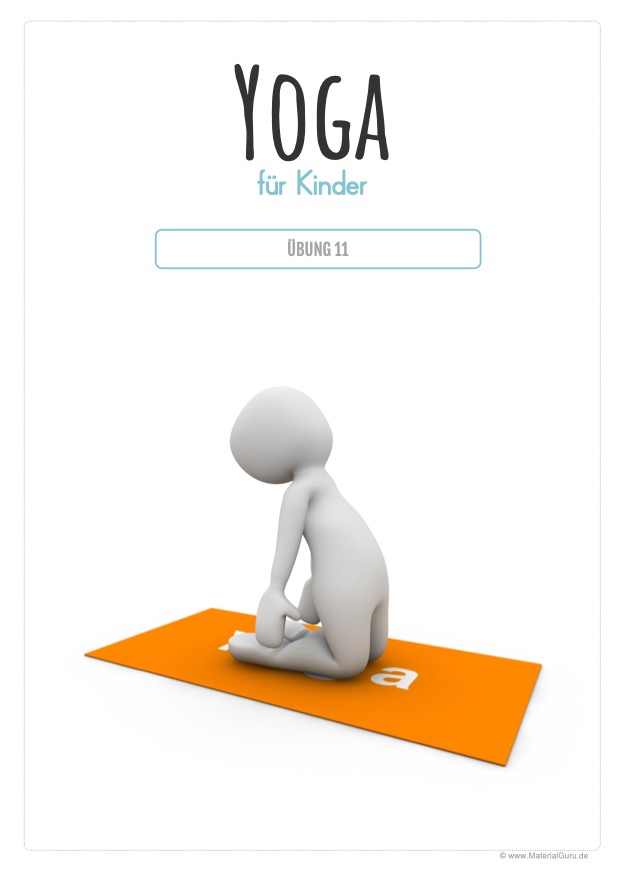 Arbeitsblatt: Poster - Yoga-Übung für Kinder 11