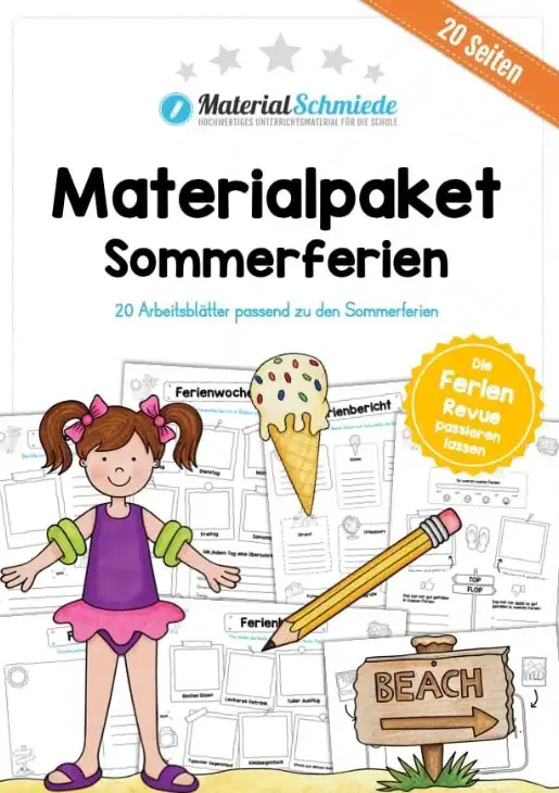 Materialpaket Sommerferien