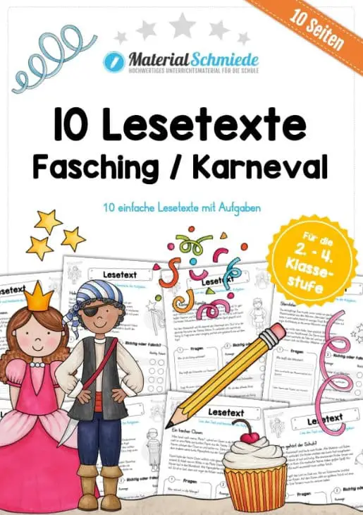 Lesetexte Fasching / Karneval