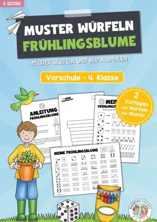 Ausmalbild Frülingsblume