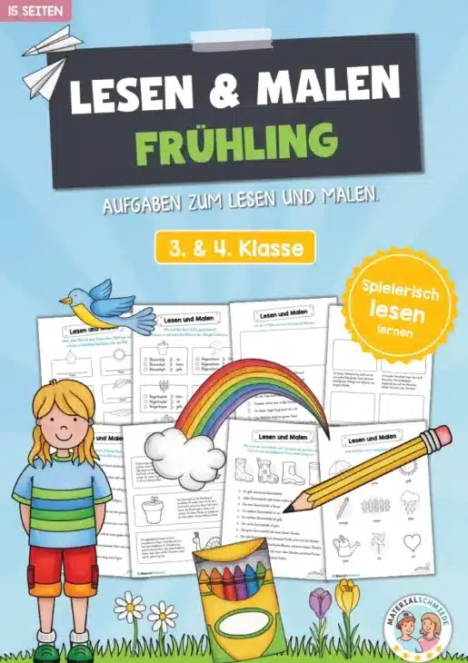 Lesen & Malen Frühling
