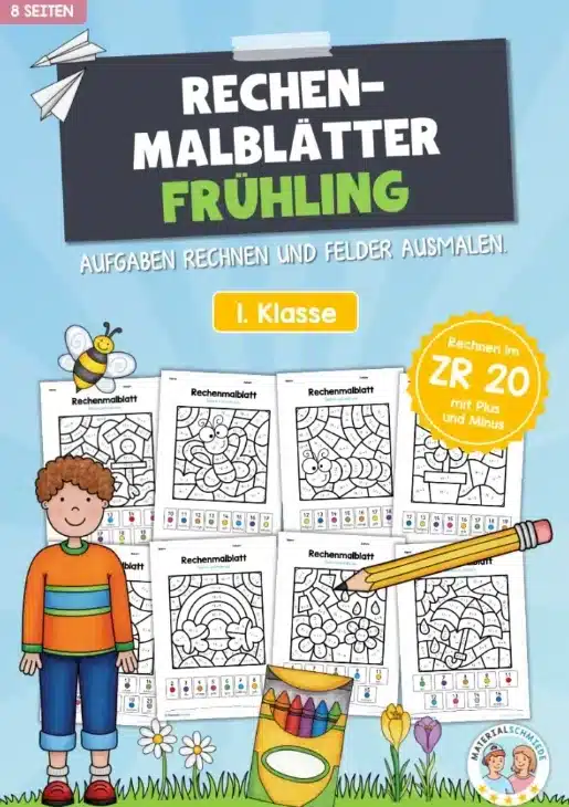 Rechenmalblätter Z20