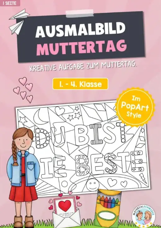 Muttertag Ausmalbild