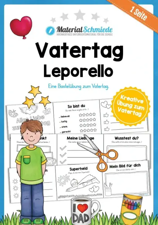 Vatertag Leporello