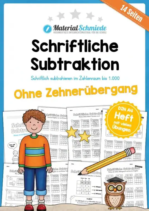 Materialpaket: Schriftliche Subtraktion