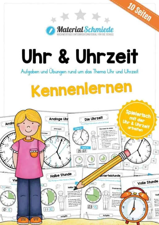 Materialpaket: Uhr & Uhrzeit