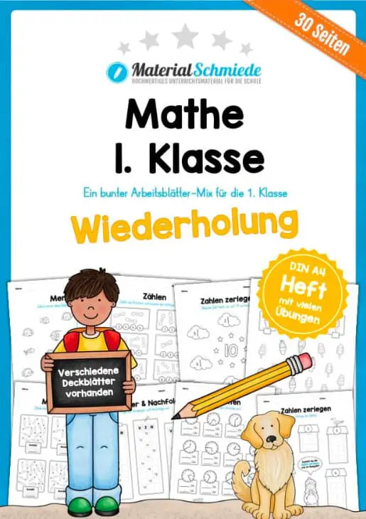 30 Mathe-Übungen für die 1. Klasse