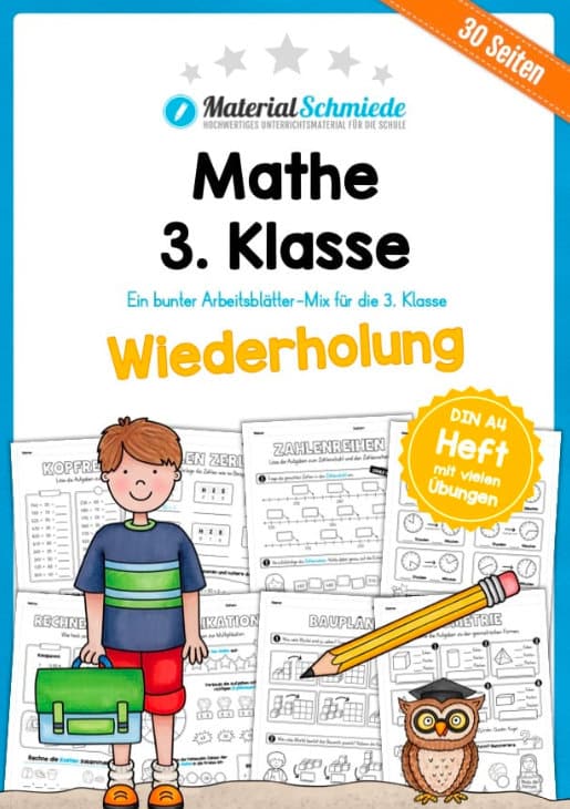 30 Mathe-Übungen für die 3. Klasse