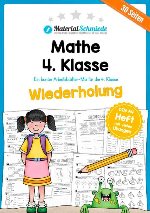 30 Mathe-Übungen für die 4. Klasse